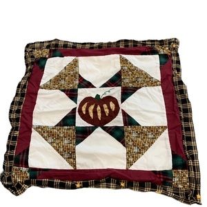 Pair‎ of PATCHWORK PILLOW 20”x20” handmade